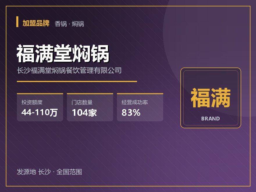 福满堂焖锅